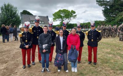Les 3èmes du collège Saint-Joseph aux commémorations en présence d’Emmanuel Macron, président de la République.